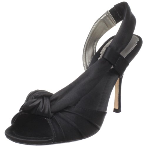 Maxstudio Women's Scent 2 Slingback Sandal, Black Baby Calf, 10 M US