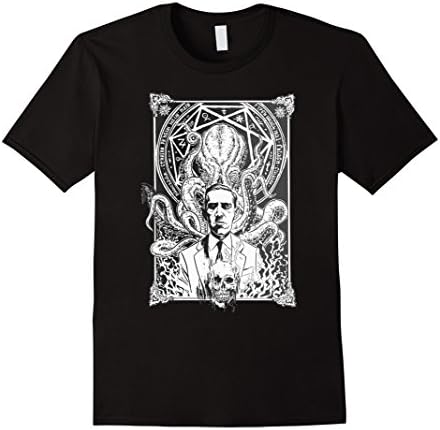 Men's H.P. Lovecraft Cthulhu Shirt  Large Black