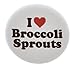 A&T Designs Unisex - I love Broccoli Sprouts 1.25