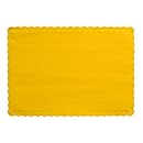 Creative Converting 50 Count Touch of Color Paper Placemats, School Bus Yellow