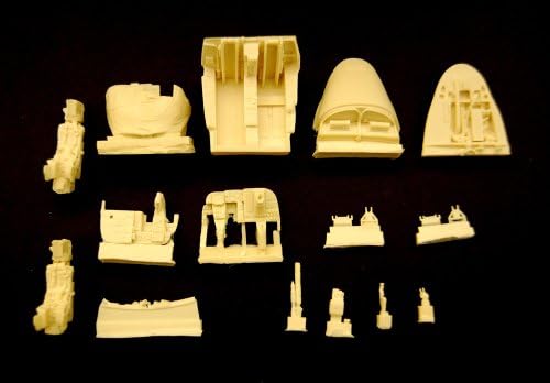 A-6E Intruder Resin Cockpit Detail Set for Revell model kit (1/48 kit accessory, Avionix 48025)