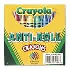 Anti-Roll Crayola Crayons (8 count) by Crayola