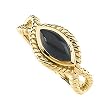 14K Yellow Gold Onyx Ring