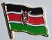 Country Flag Enamel Pin Badge - Kenya