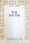 Sur Racine (French Edition)