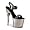 Black PU / Pewter