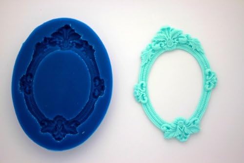 FRENCH FRAME SILICONE MOLD FOR FONDANT, GUM PASTE, CHOCOLATE, HARD CANDY, FIMO, CLAY, SOAPS