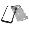 GTMax Black Rubber Hard Snap On Crystal Cover case for Verizon LG Chocolate Touch VX-8575 CDMA Cell Phone