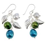 EXP Handmade Pearl & Sterling Silver Earrings