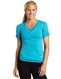 Reebok Womens Easytone Double Layer Short Sleeve Top