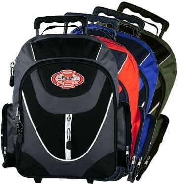 UrbanSport Wheeled Rolling Student School Backpack