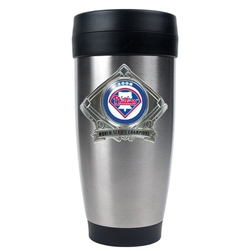 Buy 2008 World Series Champion Philadelphia Phillies 16oz Stainless Steel Travel Tumbler by GAP1