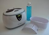 iSonic® Digital Ultrasonic Cleaner D3800A plus Jewelry/Eyewear Cleaning Solution Concentrate CSGJ01