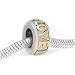 22K Gold Plated 'LOVE' Silver Tone Message Spacer Bead Fits Pandora (1)