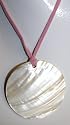 Round Shell Pendant Necklace (Close Out SALE !!!)