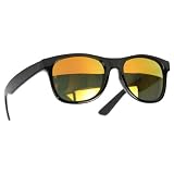 Kids Reflective Lens Retro Style Sunglasses