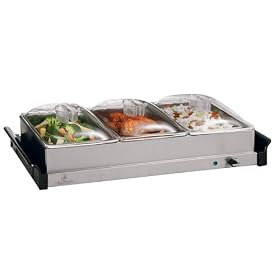 Sensio 13140 Bella Cucina Triple Buffet Server by Sensio