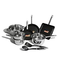 Kinetic Classicor  Stainless Steel 12 Piece Cookware Set