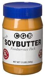 Clown Gysin Soy Butter, Smooth, Nut Free, 1.1 lb  (Pack of 6)