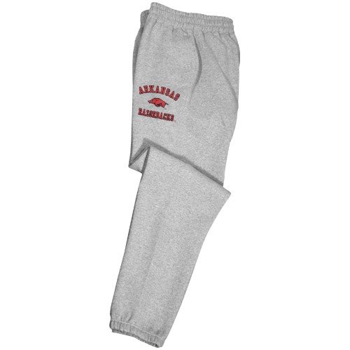 Arkansas Razorbacks Ash Collegiate Logo Sweatpants