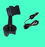 Golf Cart Cup Holder Mount and Power for SkyCaddie SG1 SG2 SG2.5 SG5 GPS