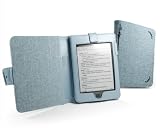 Tuff-Luv canapa naturale custodia per Amazon Kindle Touch / Paperwhite (stile libro) - Turchese