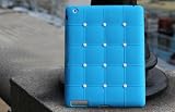 Anti Slip Soft Silicone Sofa Case Cover for iPad 2 Blue