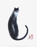 Chinese Cat II by Cheng Yan poster print,9.5 in. x 11.8 in.