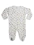 Bambolino - Newborn Baby Girls Long Sleeved Footed Coverall, White, Multi