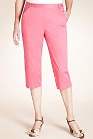 Classic Collection Cotton Rich Plain Cropped Trousers