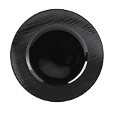 Sasaki Beechwood Ebony Round Dinner Plate