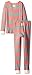 Burt's Bees Baby Girls' Rugby Stripe Organic Pj Set