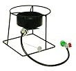 King Kooker 1201 12-Inch Outdoor Propane Burner with Stand