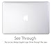UESWILL Smooth Soft-Touch Matte Hard Shell Case Cover Compatible with MacBook Pro 13 inch with CD-ROM (Non-Retina) (Model A1278) + Microfibre Cleaning Cloth, Clear