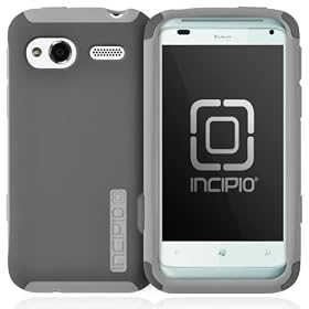 Incipio HT-252 HTC Radar 4G SILICRYLIC Hard Shell Case with Silicone Core - 1 Pack - Retail Packaging - Dark Gray Light... by 