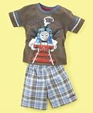 Thomas & Friends Baby Boy Plaid Shorts Set