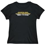 T-Shirt Womens Black " Water And Wastewater Plant Operator who thinks " Occupations Large