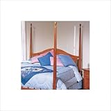 IMAGE OF Kittery Point Cherry Pencil Post Headboard Finish: Distressed Natural, Size: King