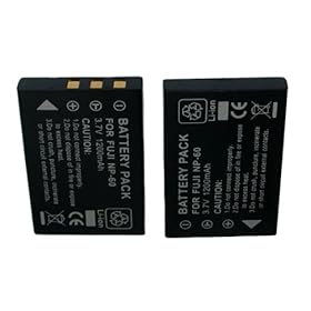 TWO Camera Battery for Kodak Klic-5000 Casio Np-30 New