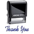 THANK YOU I Blue Office Stock Self-Inking Rubber Stamp