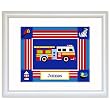 Heroes White Personalized Print