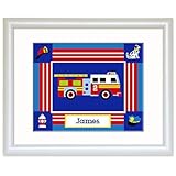 Heroes White Personalized Print