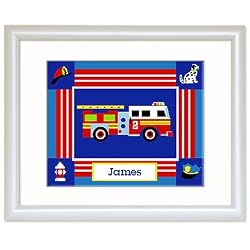 Heroes White Personalized Print
