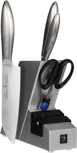 Henckels 【研ぎ器付き】ミラノカッティングタワー シルバー 10159-815