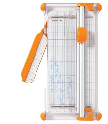 Fiskars 12-99087097J, Portable Rotary Paper Trimmer, 28mm, 12-Inch