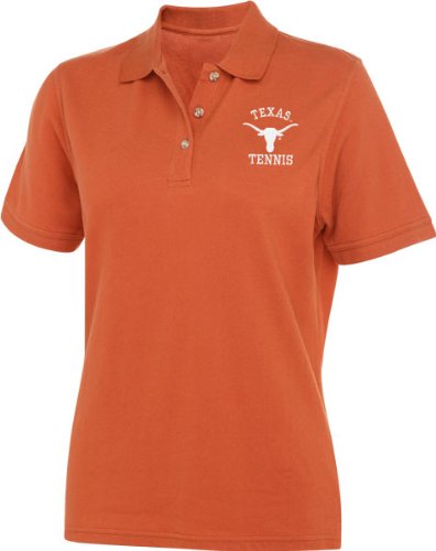 Texas Longhorns Women's Dark Orange Tennis Polo Shirt