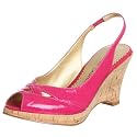 Chinese Laundry Women's Sunkiss Wedge Sling,Raspberry,6.5 M