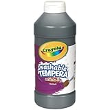 Crayola Artista II Washable Tempera Paint 16oz Black