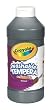 Crayola Artista II Washable Tempera Paint 16oz Black