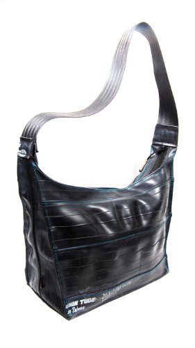 Alchemy Goods Magnolia HandBag, Made from Recycled Bike Tubes, Aqua Lining